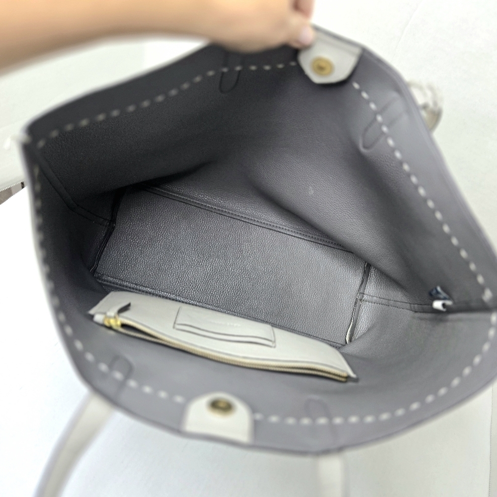 Cole Haan Payson Tote In Ironstone. Gray, Large. - Picture 15 of 15